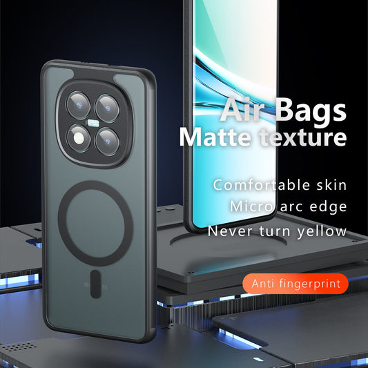 Funda MagSafe para Xiaomi 17, Techsuit, PureFrost, Negra Satinada