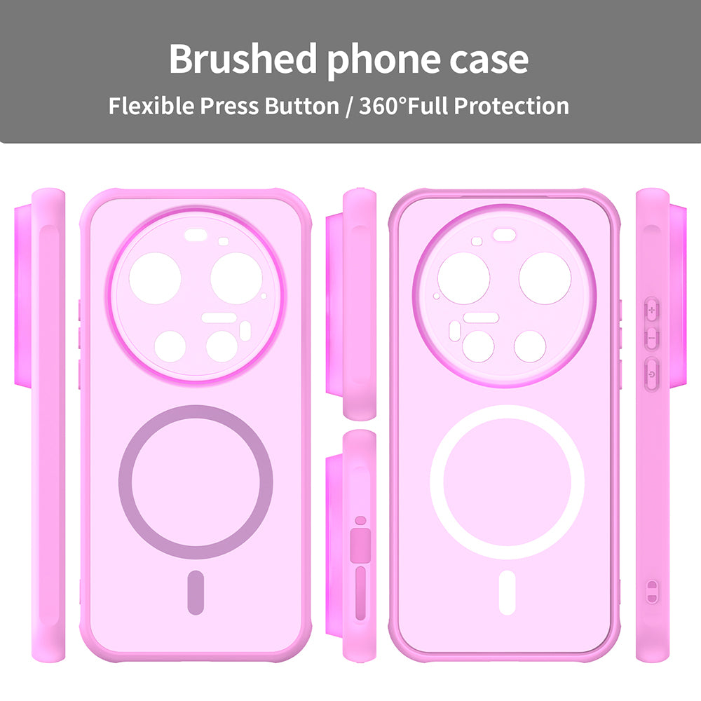 Funda MagSafe para Xiaomi 17 Ultra, Techsuit, HaloFrost II, Rosa