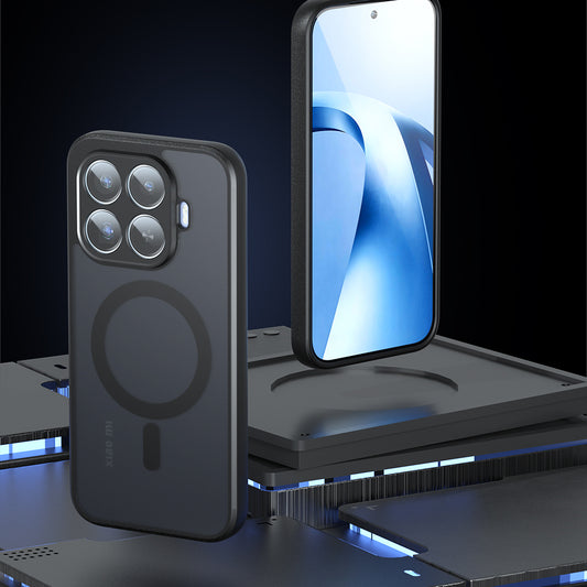 Funda MagSafe para Xiaomi 17T Pro, Techsuit, PureFrost, Negra Satinada