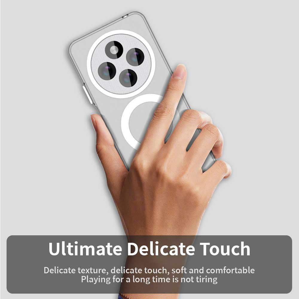 Funda MagSafe para Xiaomi Poco C75 / Redmi 14C, Techsuit, CandyCase, Blanca