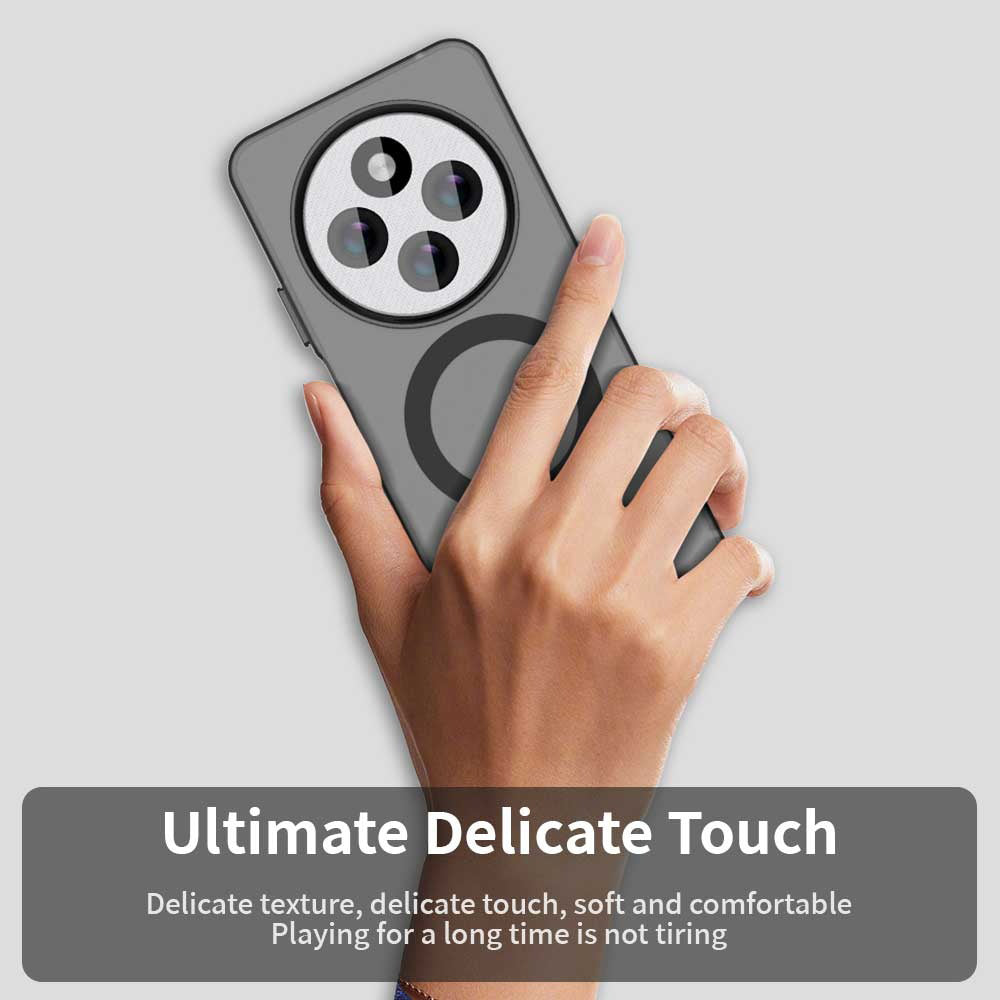 Funda MagSafe para Xiaomi Poco C75 / Redmi 14C, Techsuit, CandyCase, Negra