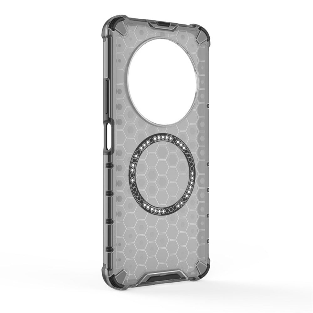 Funda MagSafe para Xiaomi Poco C75 / Redmi 14C, Techsuit, HoneyComb Shield, Negra