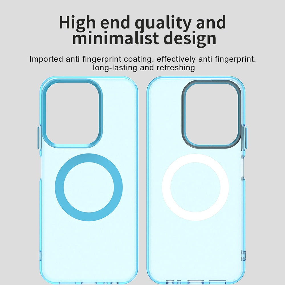 Funda MagSafe para Xiaomi Poco C85 4G / Redmi 15C 5G / 15C 4G, Techsuit, CandyCase, Azul