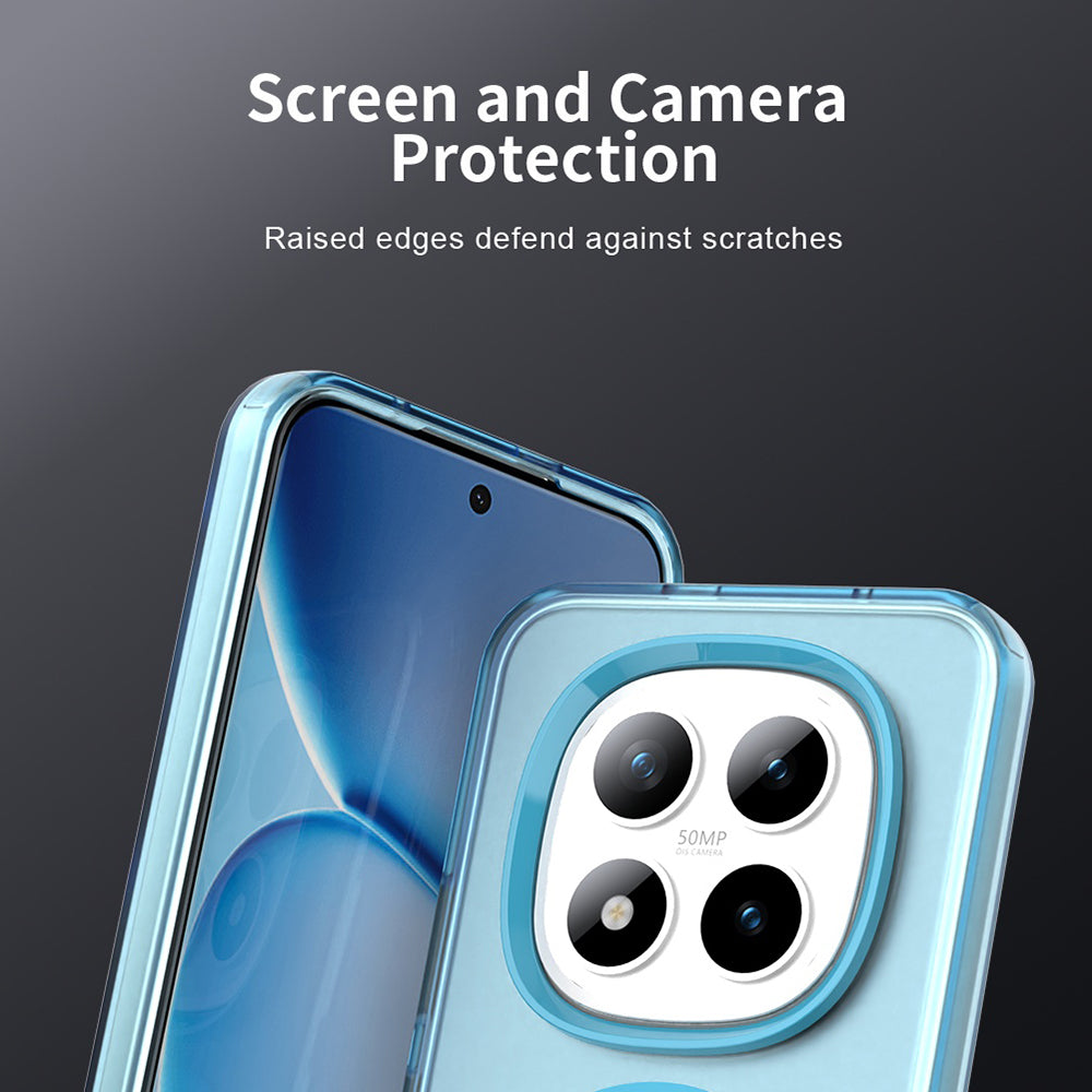Funda MagSafe para Xiaomi Poco M8 Pro / Redmi Note 15 Pro+ 5G, Techsuit, CandyCase, Azul.