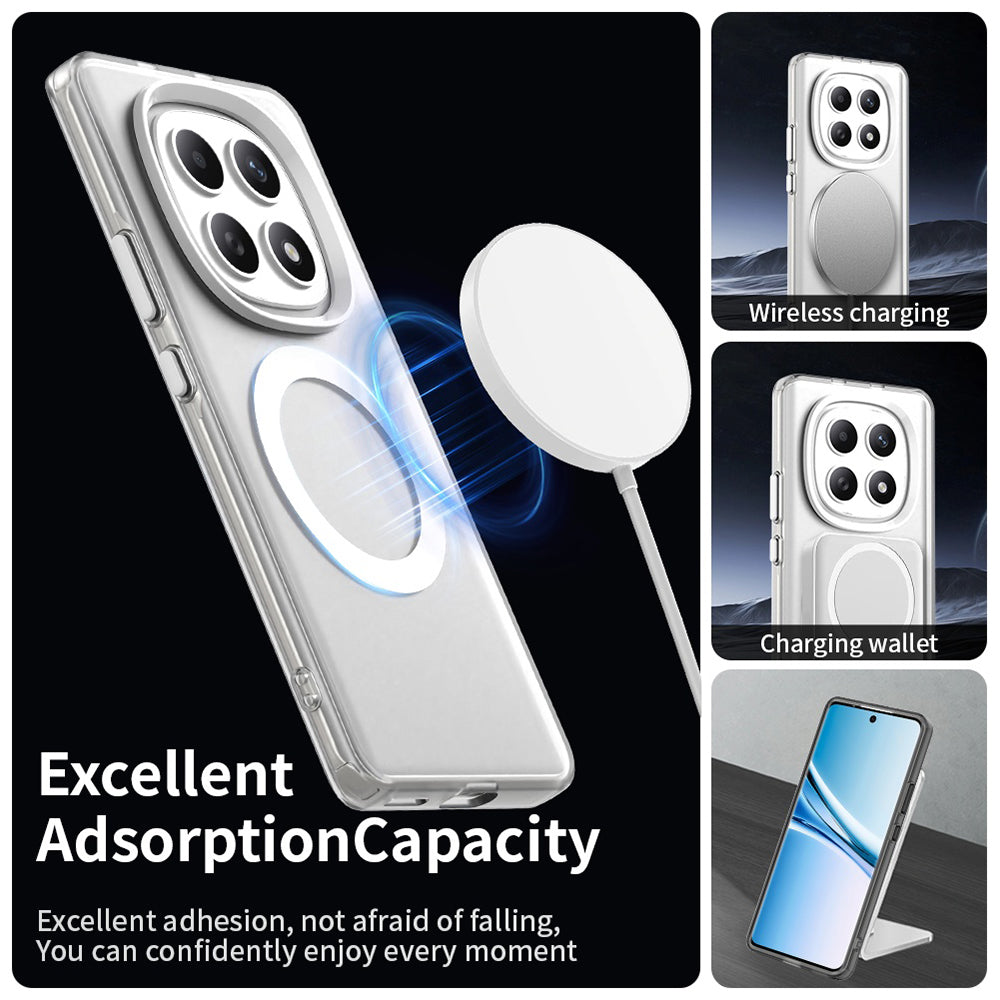 Funda MagSafe para Xiaomi Poco M8 / Redmi Note 15 5G / Note 15 4G, Techsuit, CandyCase, Blanca