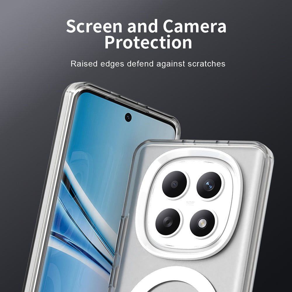 Funda MagSafe para Xiaomi Poco M8 / Redmi Note 15 5G / Note 15 4G, Techsuit, CandyCase, Blanca
