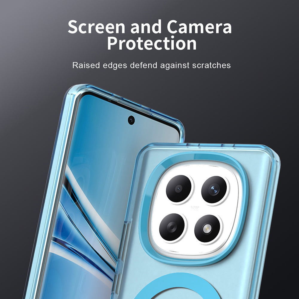 Funda MagSafe para Xiaomi Poco M8 / Redmi Note 15 5G / Note 15 4G, Techsuit, CandyCase, Azul