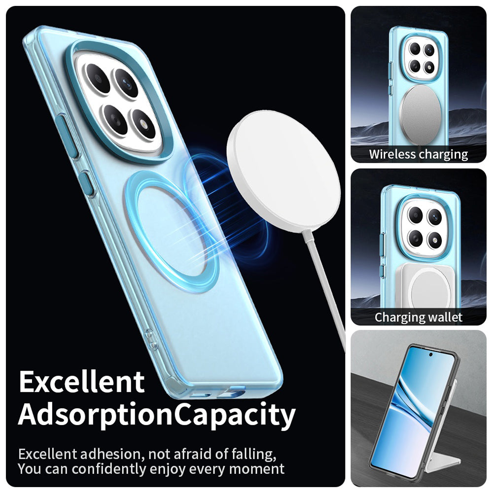 Funda MagSafe para Xiaomi Poco M8 / Redmi Note 15 5G / Note 15 4G, Techsuit, CandyCase, Azul