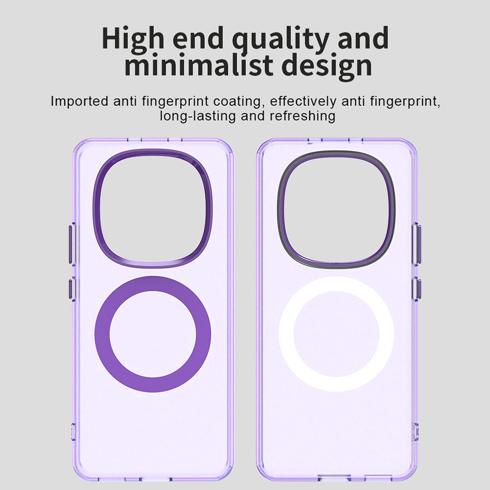 Funda MagSafe para Xiaomi Poco M8 / Redmi Note 15 5G / Note 15 4G, Techsuit, CandyCase, Morado