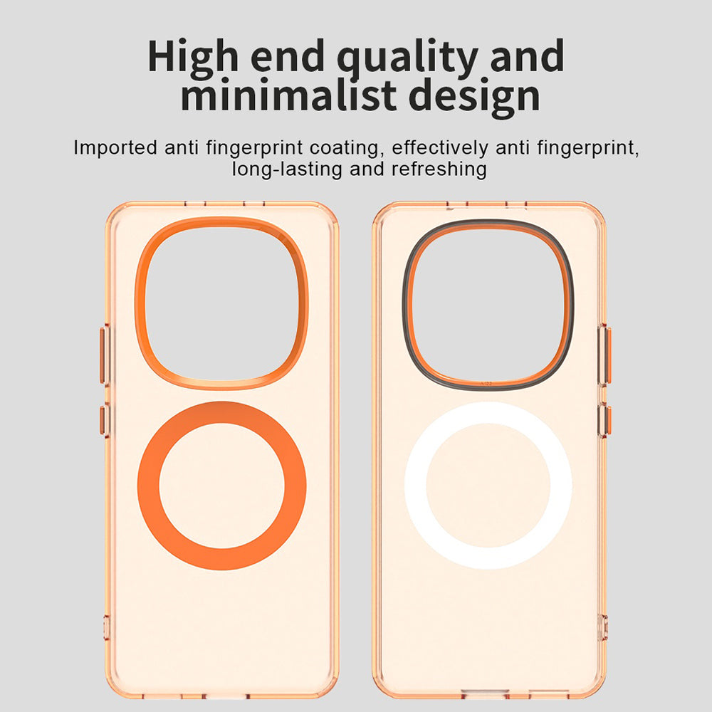 Funda MagSafe para Xiaomi Poco M8 / Redmi Note 15 5G / Note 15 4G, Techsuit, CandyCase, Naranja