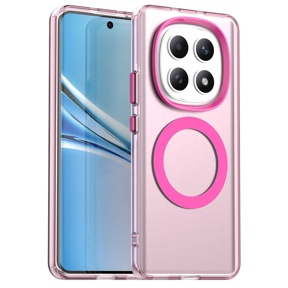 Funda MagSafe para Xiaomi Poco M8 / Redmi Note 15 5G / Note 15 4G, Techsuit, CandyCase, Rosa
