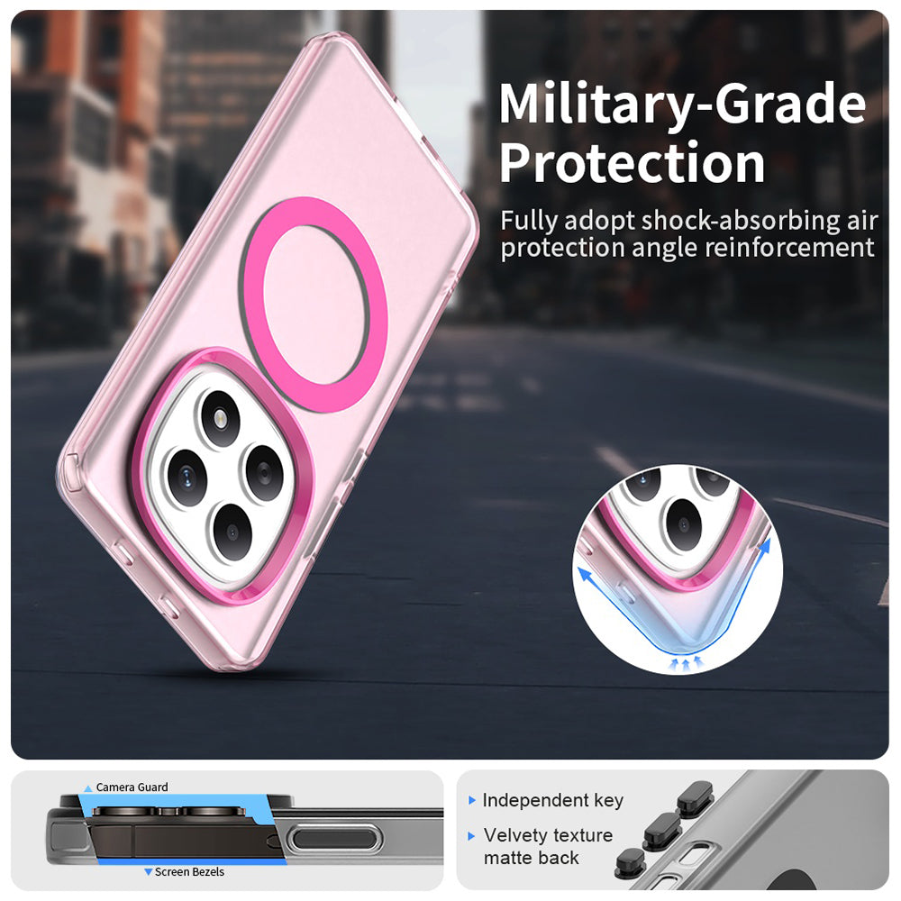 Funda MagSafe para Xiaomi Poco M8 / Redmi Note 15 5G / Note 15 4G, Techsuit, CandyCase, Rosa