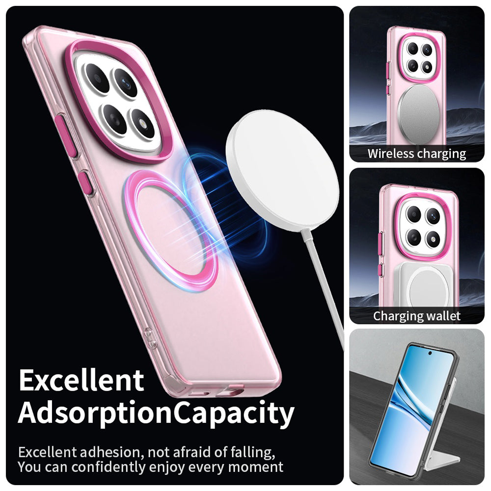 Funda MagSafe para Xiaomi Poco M8 / Redmi Note 15 5G / Note 15 4G, Techsuit, CandyCase, Rosa