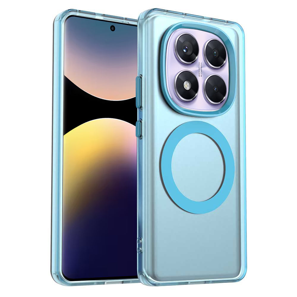 Funda MagSafe para Xiaomi Poco X7 / Redmi Note 14 Pro 5G, Techsuit, CandyCase, Azul