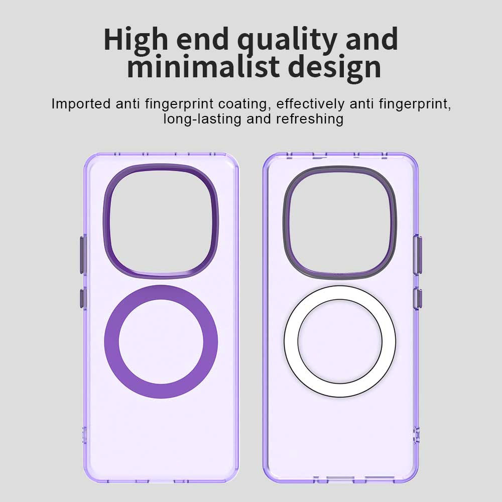 Funda MagSafe para Xiaomi Poco X7 / Redmi Note 14 Pro 5G, Techsuit, CandyCase, Morado