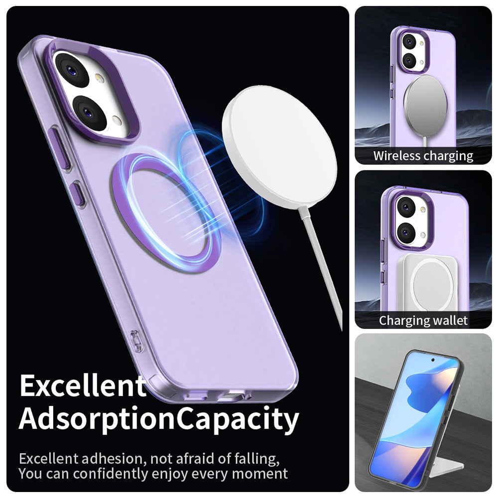 Funda MagSafe para Xiaomi Poco X8 Pro Max, Techsuit, CandyCase, Morado