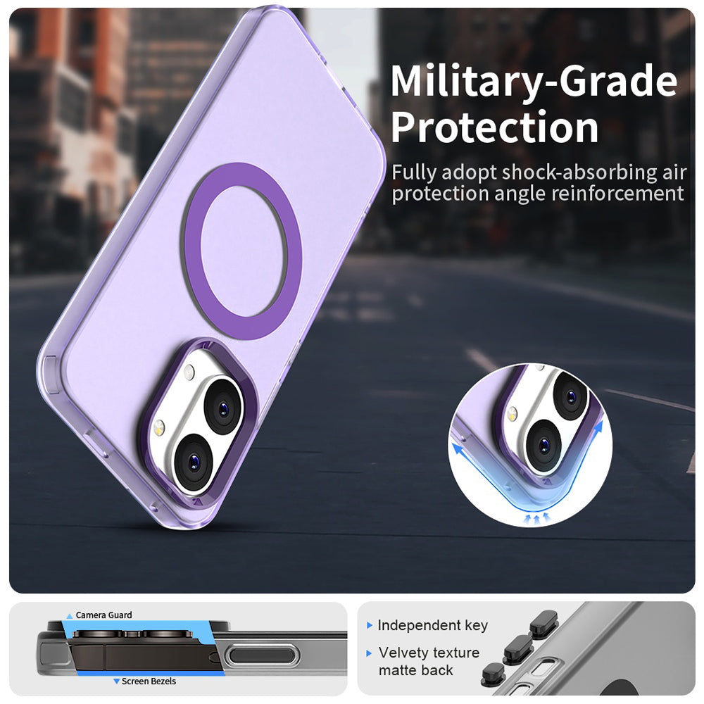 Funda MagSafe para Xiaomi Poco X8 Pro Max, Techsuit, CandyCase, Morado