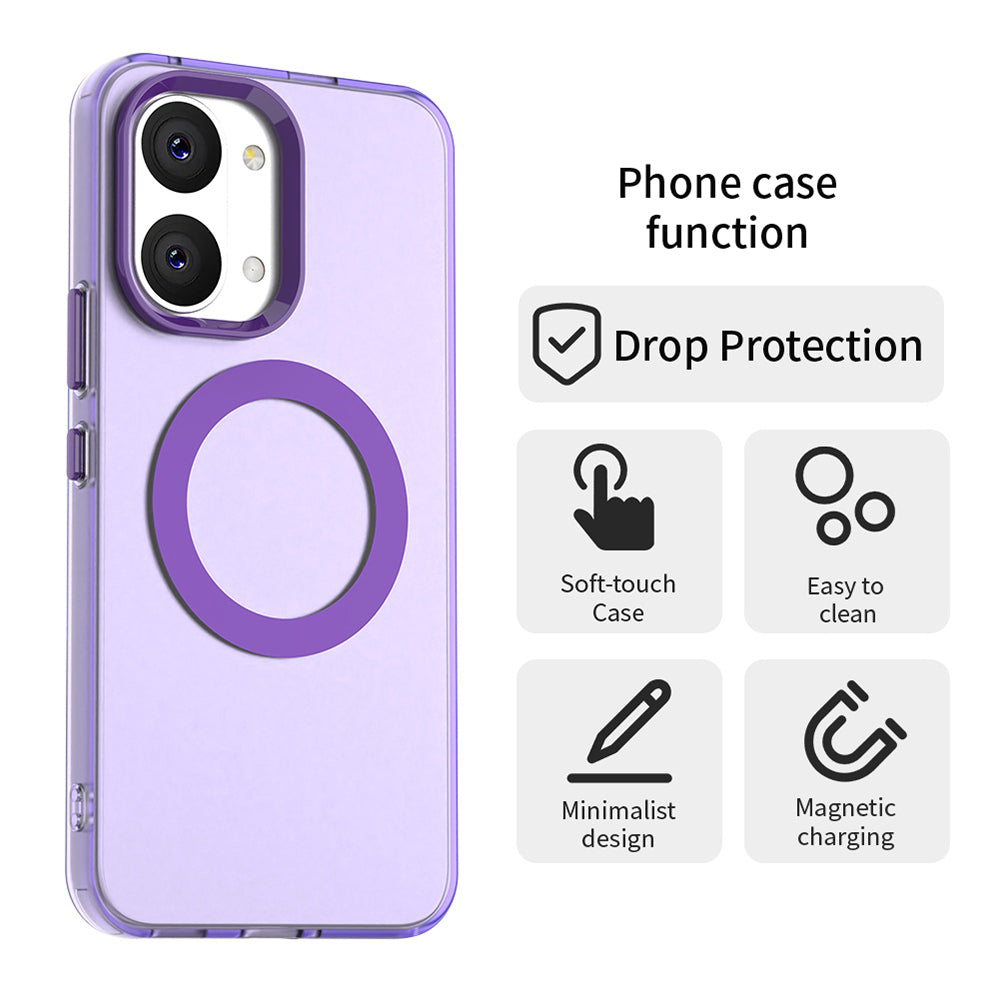 Funda MagSafe para Xiaomi Poco X8 Pro Max, Techsuit, CandyCase, Morado