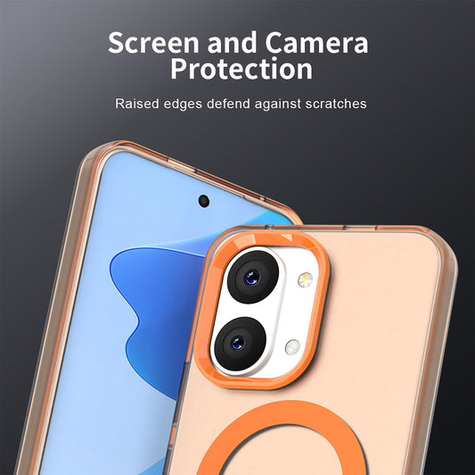 Funda MagSafe para Xiaomi Poco X8 Pro Max, Techsuit, CandyCase, Naranja