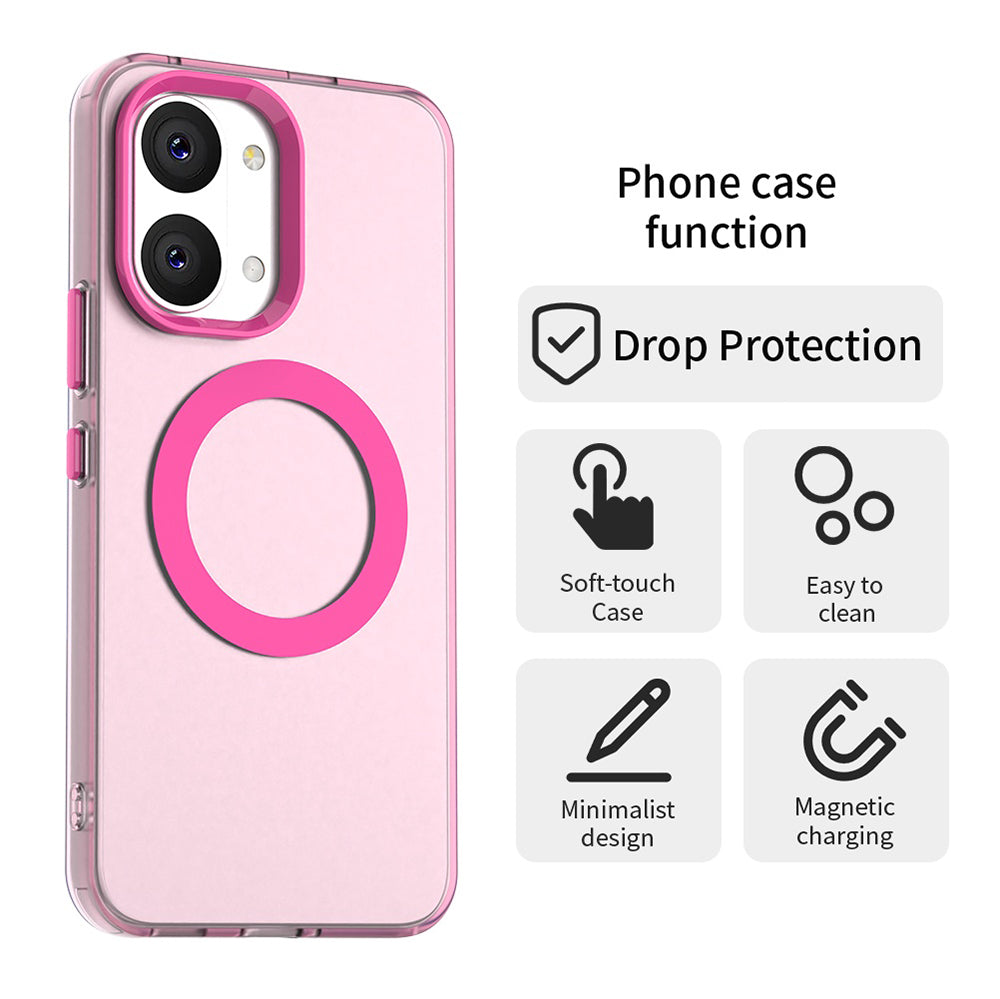 Funda MagSafe para Xiaomi Poco X8 Pro Max, Techsuit, CandyCase, Rosa