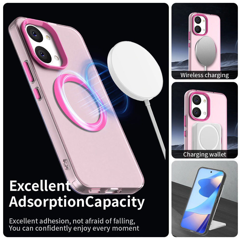 Funda MagSafe para Xiaomi Poco X8 Pro Max, Techsuit, CandyCase, Rosa