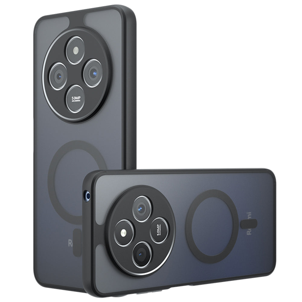 Funda MagSafe para Xiaomi Redmi 14C, Techsuit, PureFrost, Negra