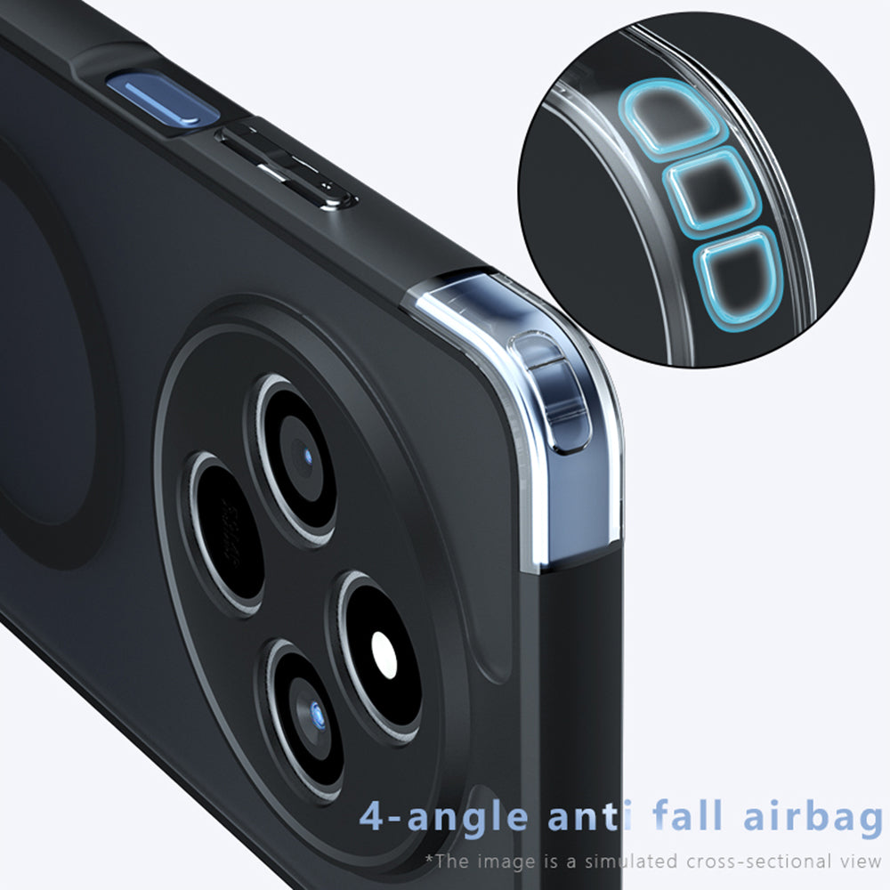 Funda MagSafe para Xiaomi Redmi 14C, Techsuit, PureFrost, Negra