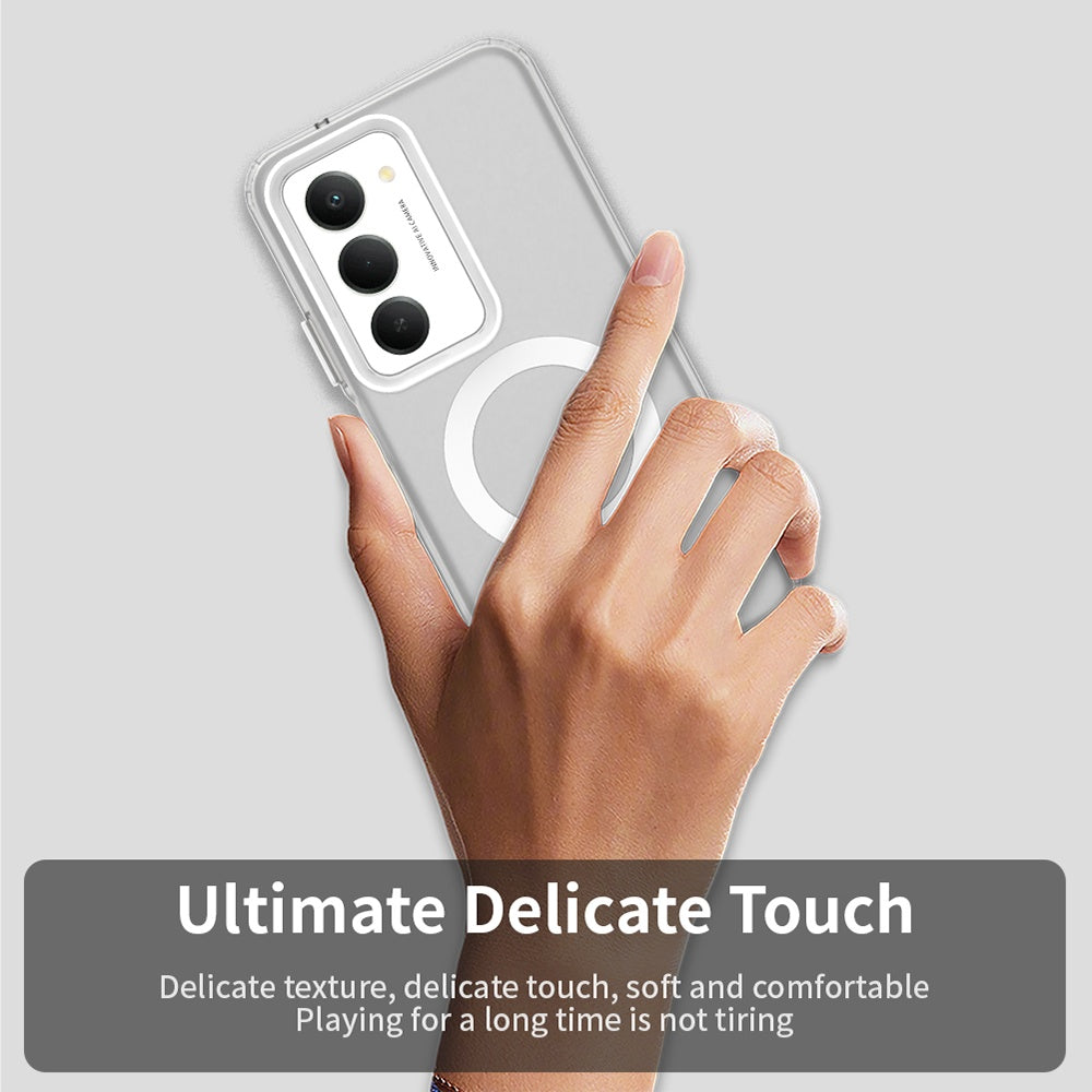 Funda MagSafe para Xiaomi Redmi 15 5G / 15 4G, Techsuit, CandyCase, Blanca