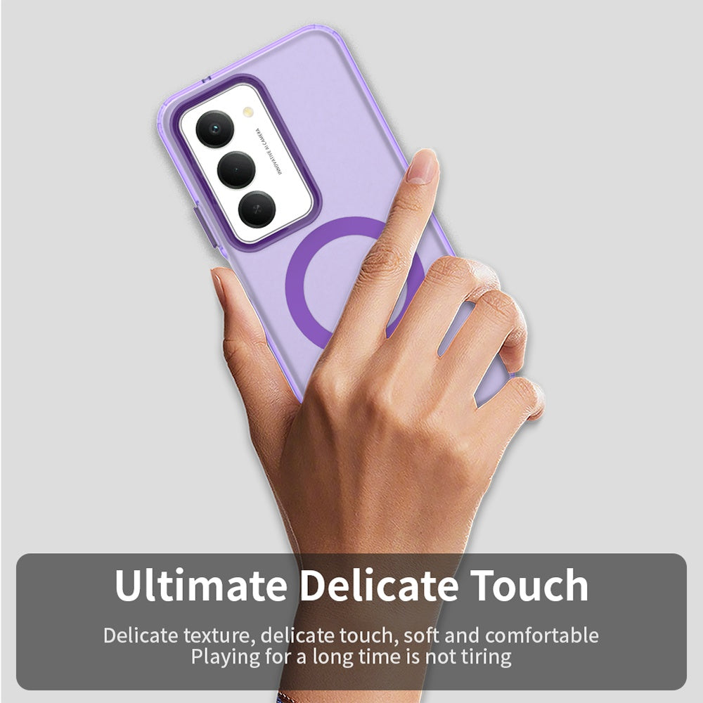 Funda MagSafe para Xiaomi Redmi 15 5G / 15 4G, Techsuit, CandyCase, Morado