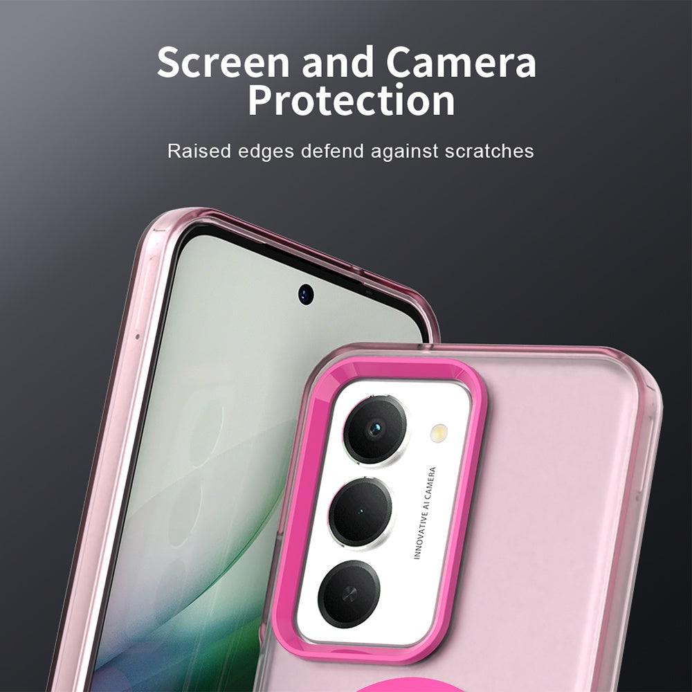 Funda MagSafe para Xiaomi Redmi 15 5G / 15 4G, Techsuit, CandyCase, Rosa