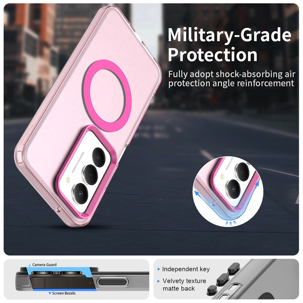 Funda MagSafe para Xiaomi Redmi 15 5G / 15 4G, Techsuit, CandyCase, Rosa