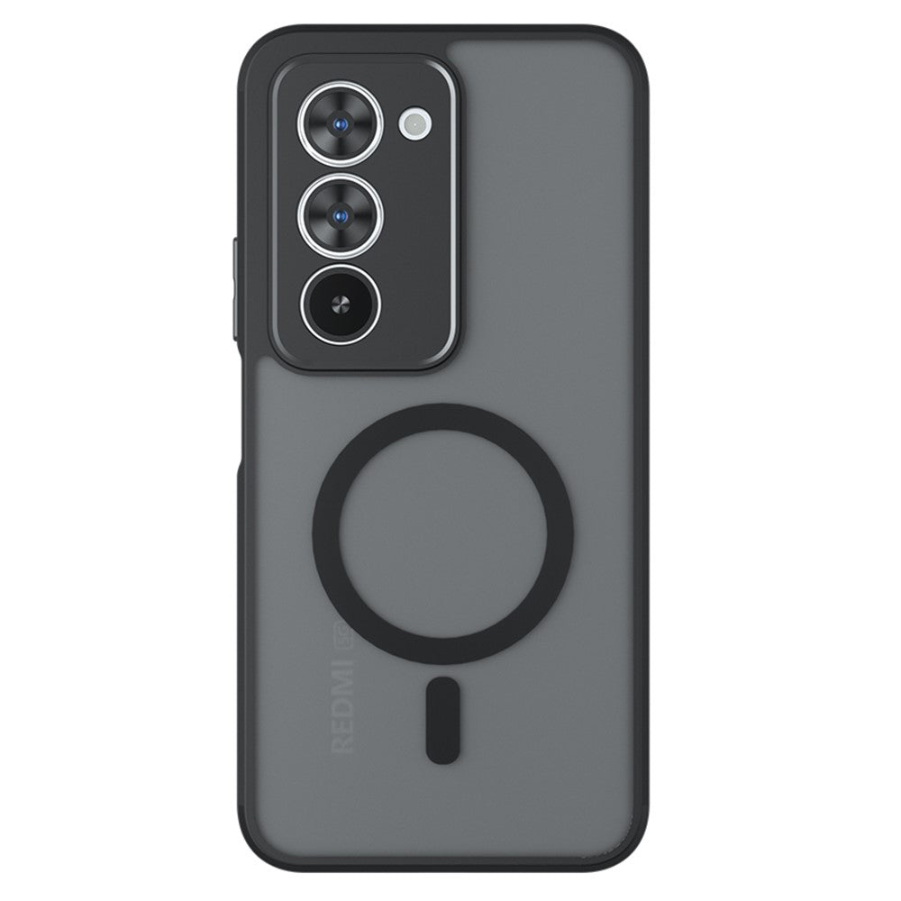 Funda MagSafe para Xiaomi Redmi 15 5G / 15 4G, Techsuit, PureFrost, Negra Satinada