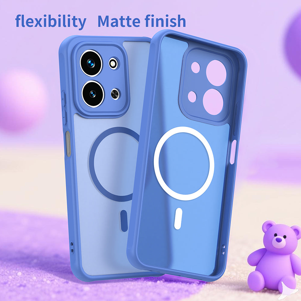 MagSafe Case for Xiaomi Redmi 15C 5G / 15C 4G, Techsuit, HaloFrost II, Blue