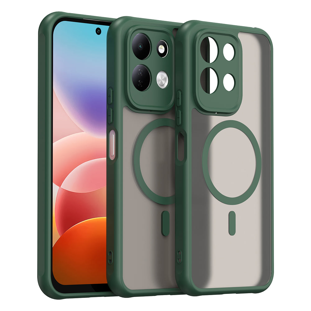 Funda MagSafe para Xiaomi Redmi 17 5G / 17 4G, Techsuit, HaloFrost II, Verde