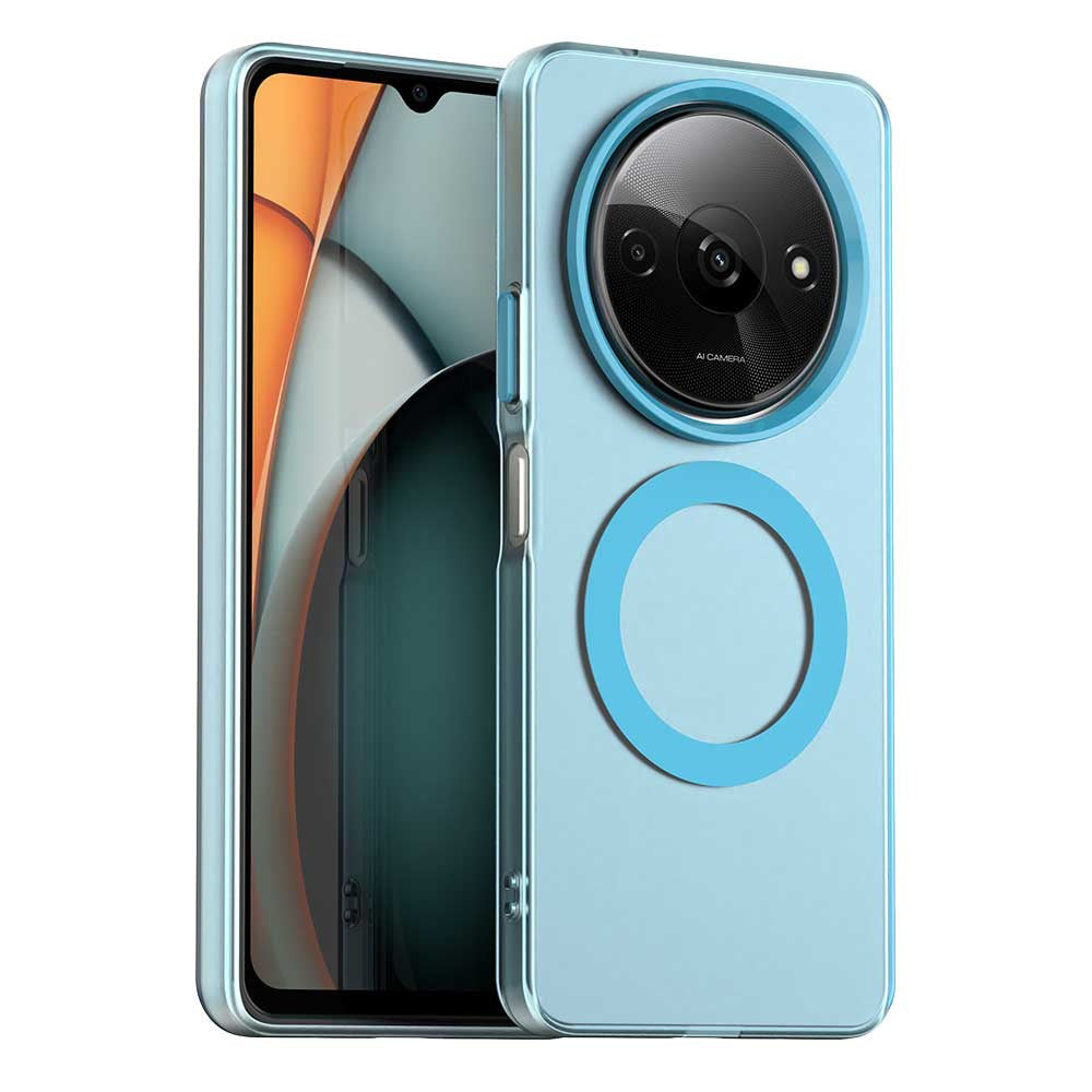 Funda MagSafe para Xiaomi Redmi A3x / A3, Techsuit, CandyCase, Azul