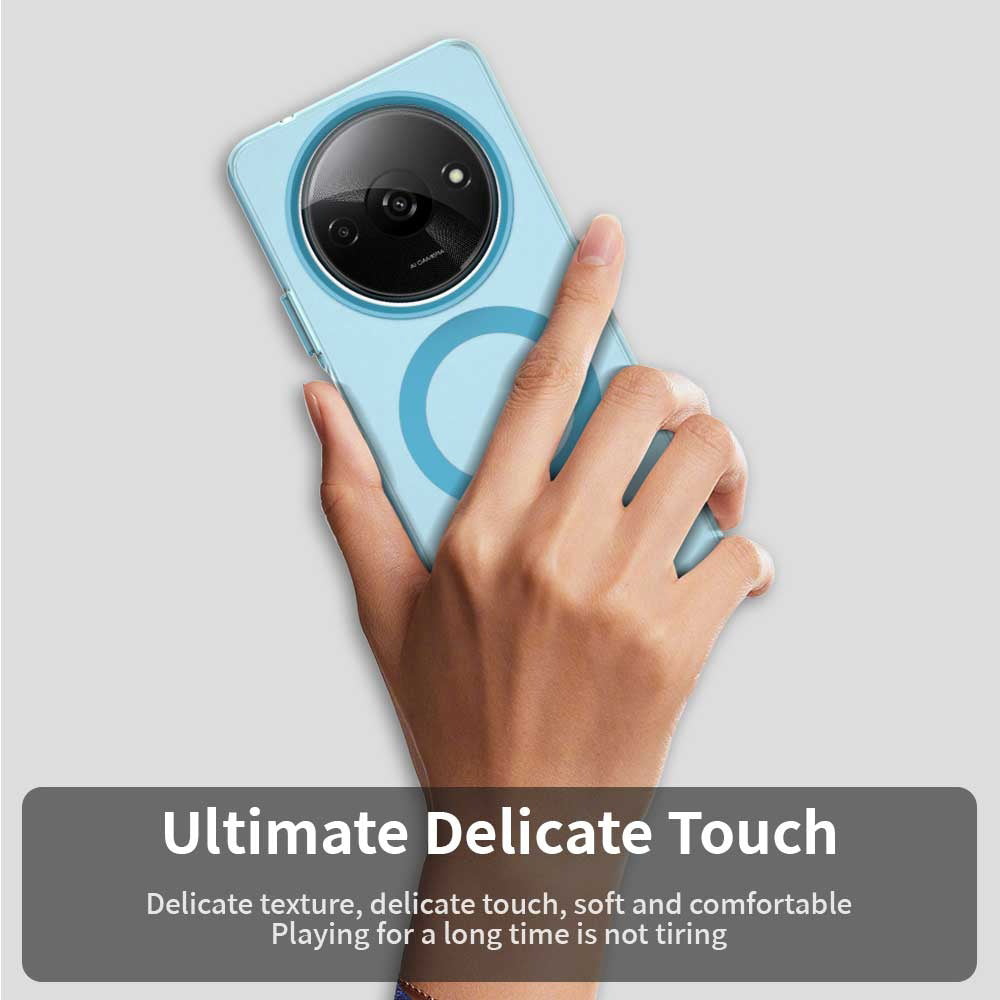 Funda MagSafe para Xiaomi Redmi A3x / A3, Techsuit, CandyCase, Azul
