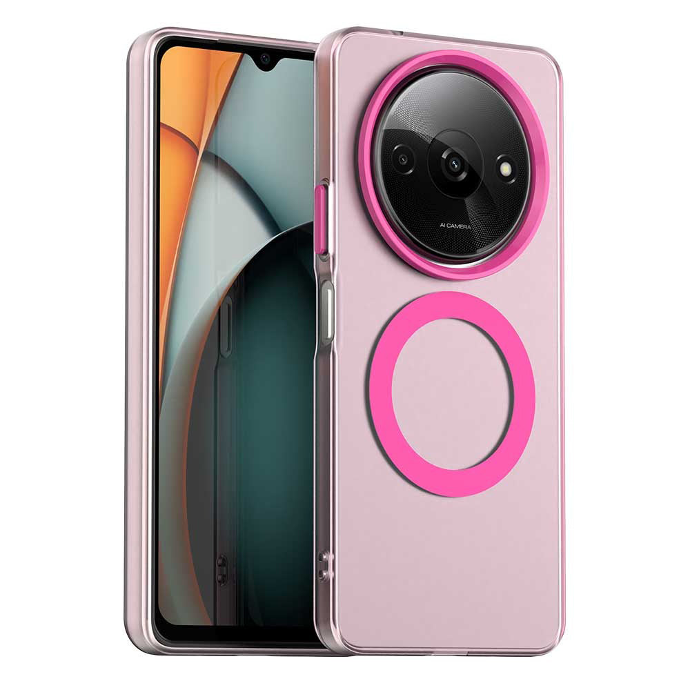 Funda MagSafe para Xiaomi Redmi A3x / A3, Techsuit, CandyCase, Rosa