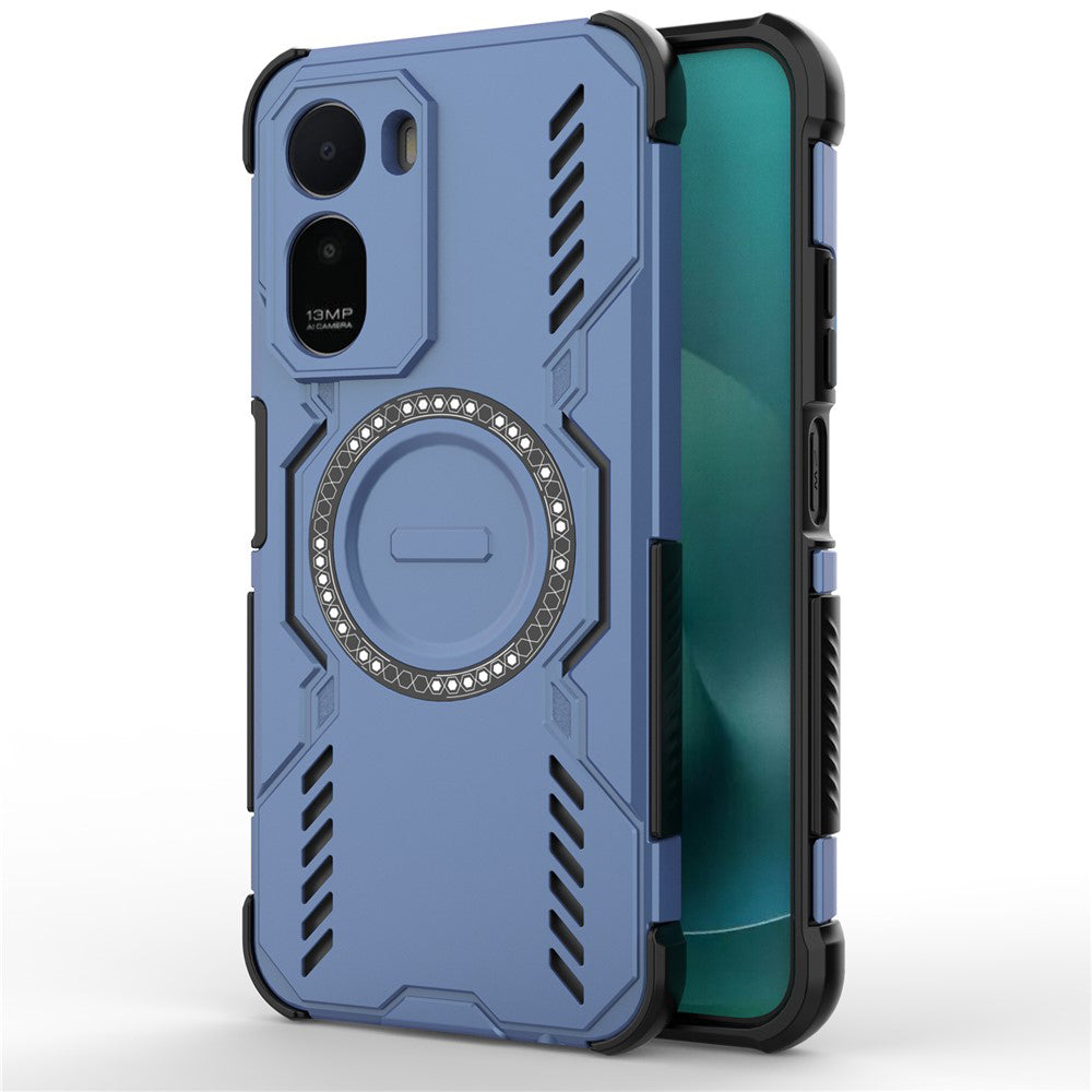 Funda MagSafe para Xiaomi Redmi A7 Pro 4G, Techsuit, ArmorMag, Azul