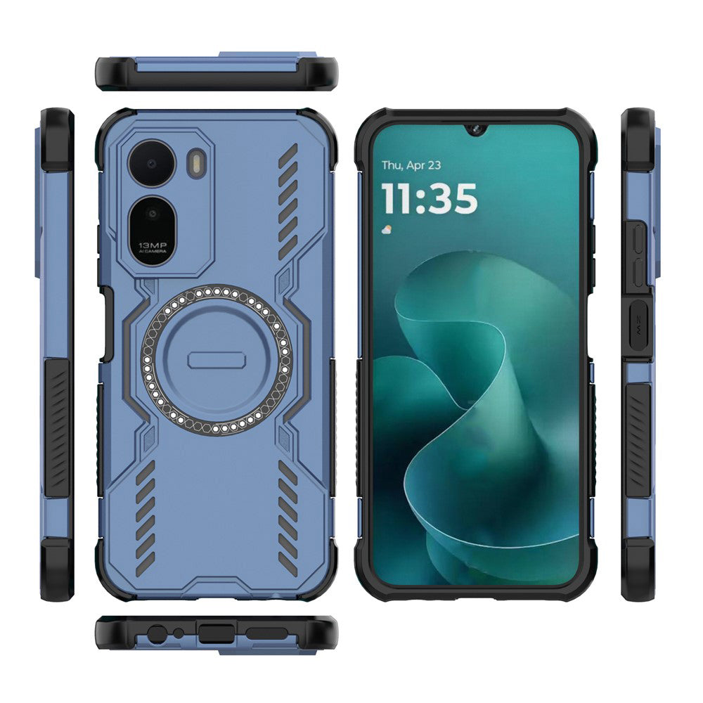 Funda MagSafe para Xiaomi Redmi A7 Pro 4G, Techsuit, ArmorMag, Azul