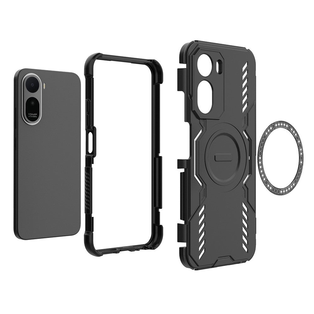 Funda MagSafe para Xiaomi Redmi A7 Pro 4G, Techsuit, ArmorMag, Azul