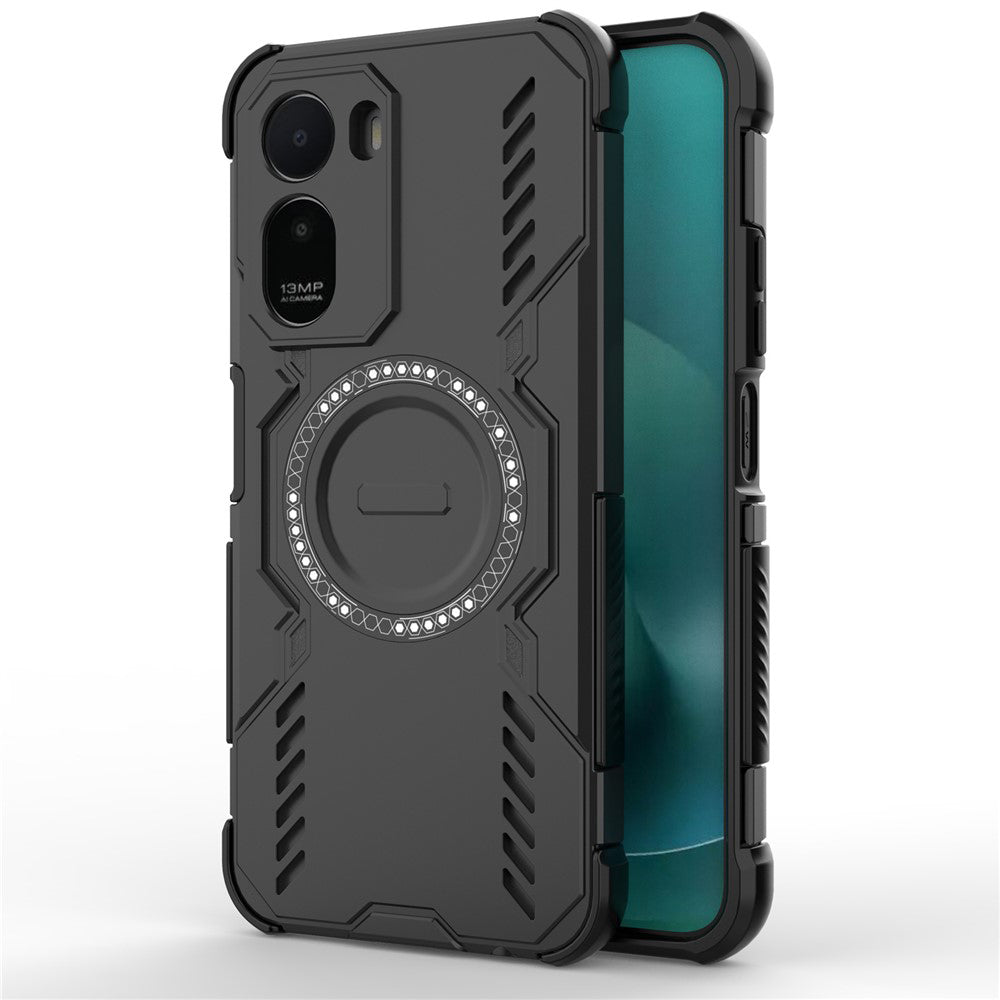 Funda MagSafe para Xiaomi Redmi A7 Pro 4G, Techsuit, ArmorMag, Negra