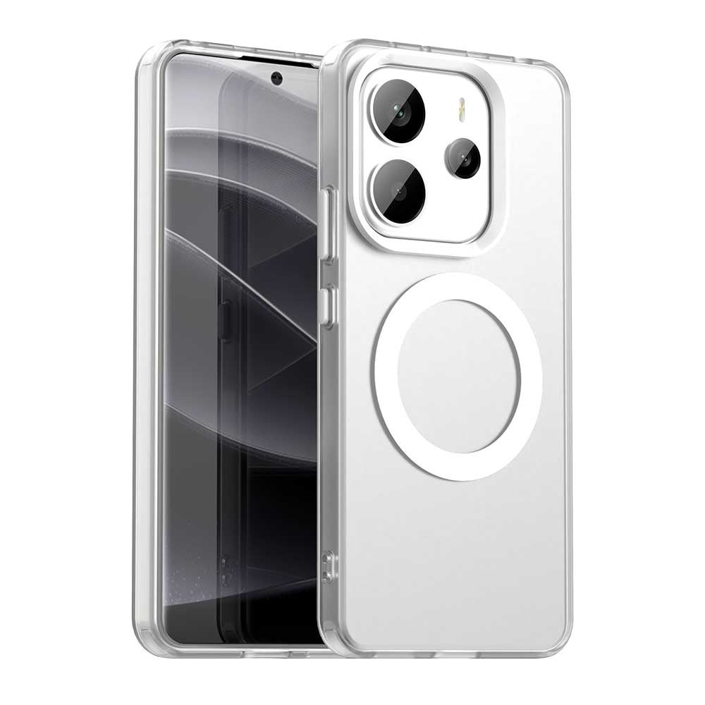 Funda MagSafe para Xiaomi Redmi Note 14 4G (Regional), Techsuit, CandyCase, Blanca