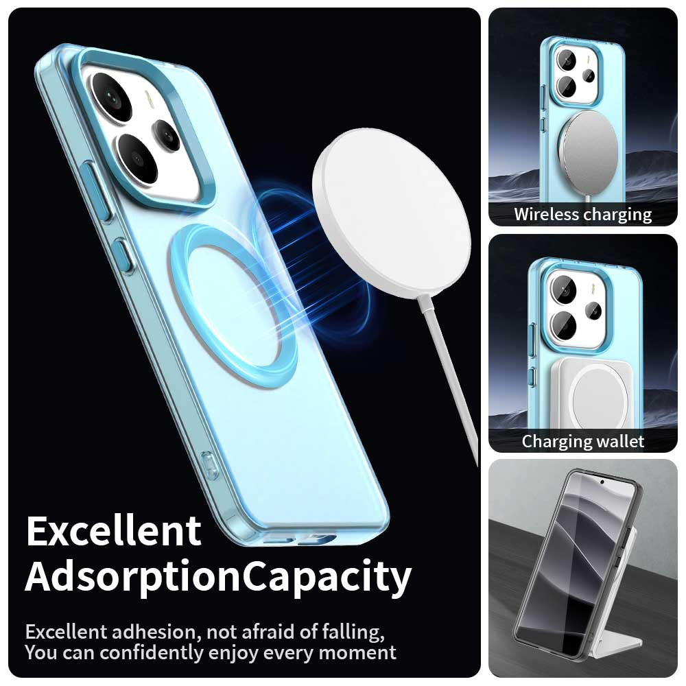 Funda MagSafe para Xiaomi Redmi Note 14 4G (Regional), Techsuit, CandyCase, Azul