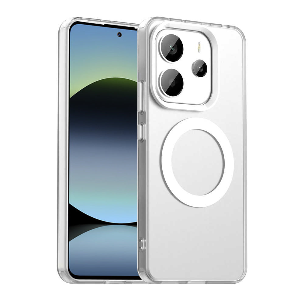 Funda MagSafe para Xiaomi Redmi Note 14 5G, Techsuit, CandyCase, Blanca