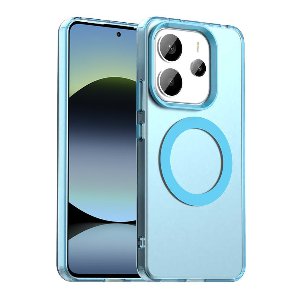 Funda MagSafe para Xiaomi Redmi Note 14 5G, Techsuit, CandyCase, Azul