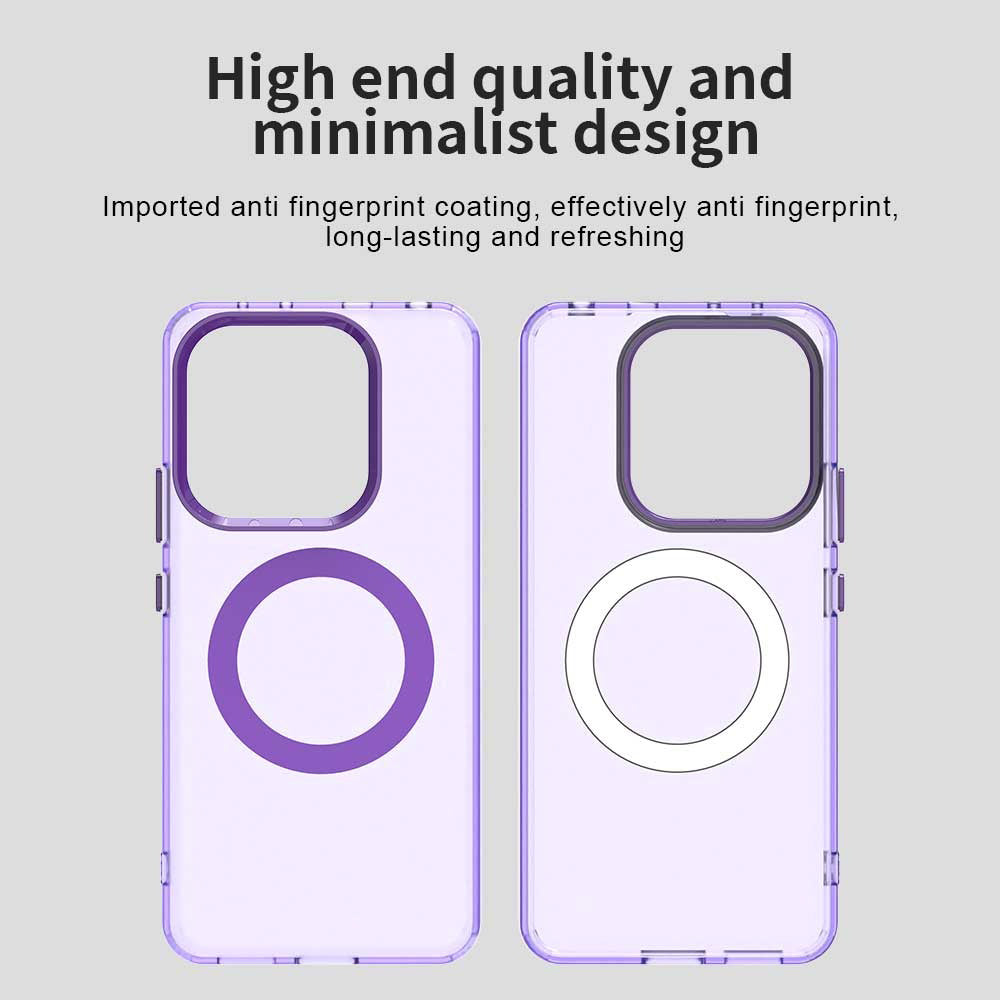Funda MagSafe para Xiaomi Redmi Note 14 5G, Techsuit, CandyCase, Morado