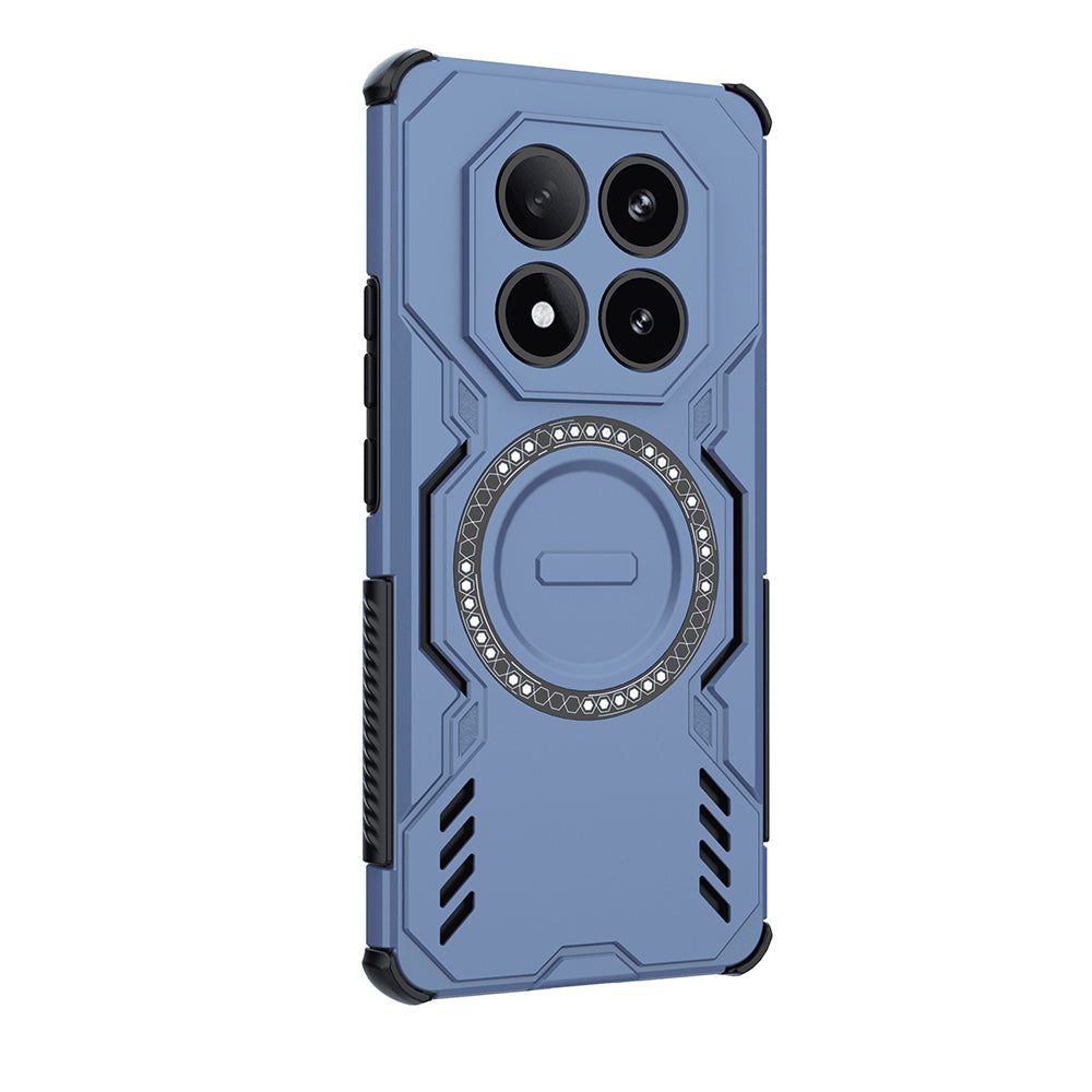 Funda MagSafe para Xiaomi Redmi Note 14 Pro 4G, Techsuit, ArmorMag, Azul