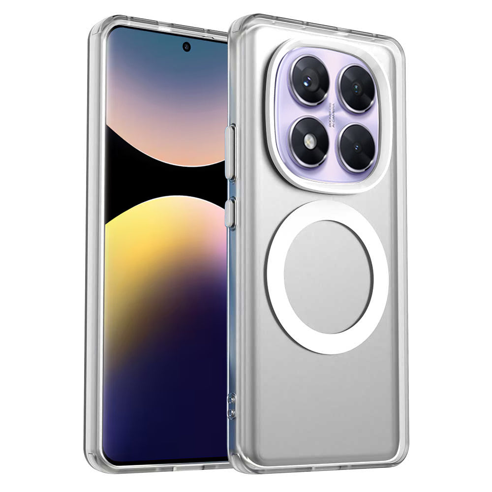 Funda MagSafe para Xiaomi Redmi Note 14 Pro 4G, Techsuit, CandyCase, Blanca