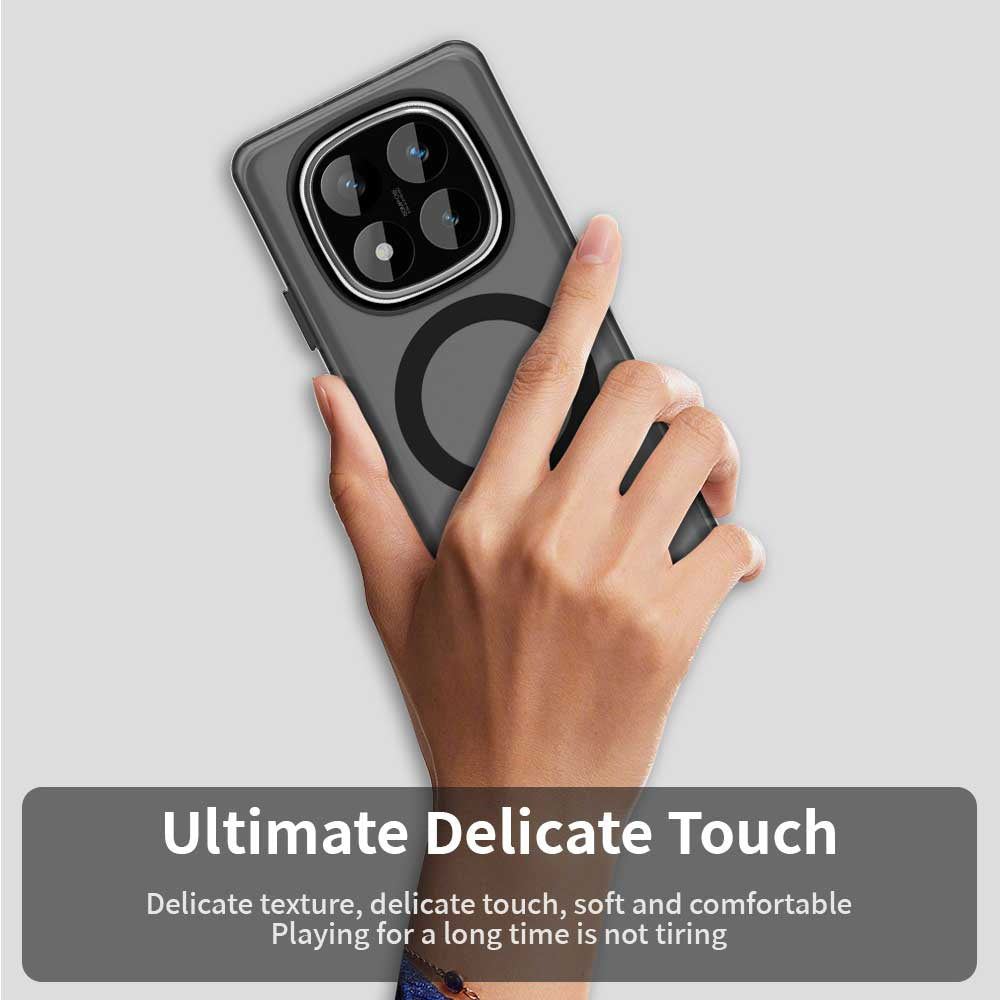 Funda MagSafe para Xiaomi Redmi Note 14 Pro 4G, Techsuit, CandyCase, Negra