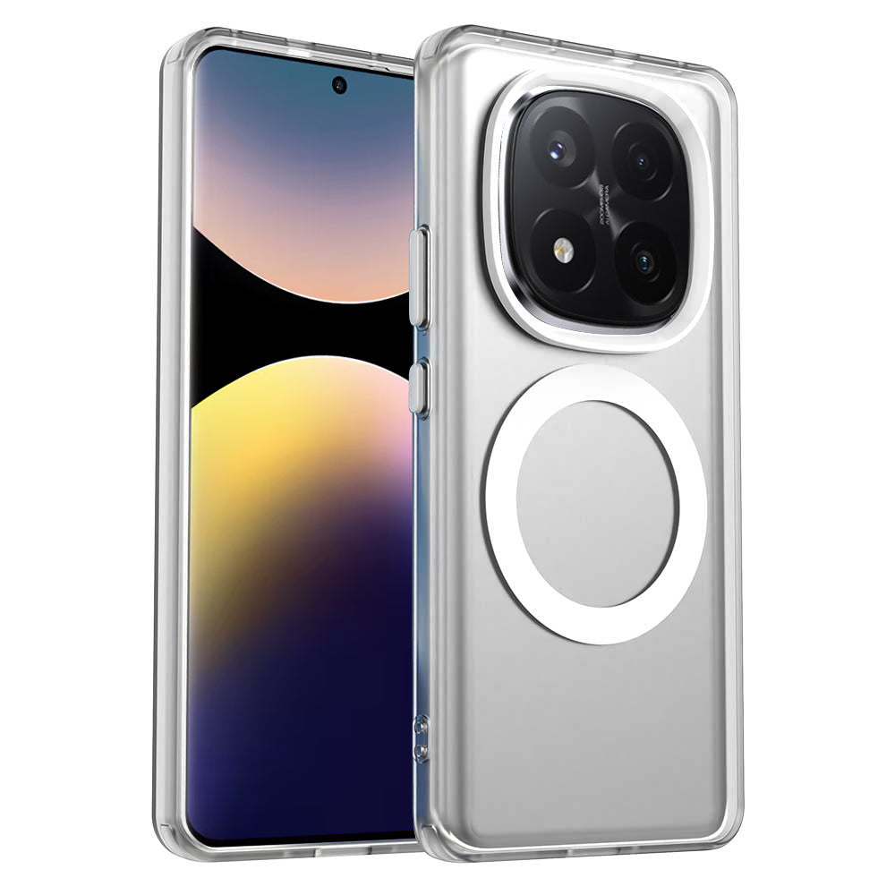 Funda MagSafe para Xiaomi Redmi Note 14 Pro+ 5G, Techsuit, CandyCase, Blanca